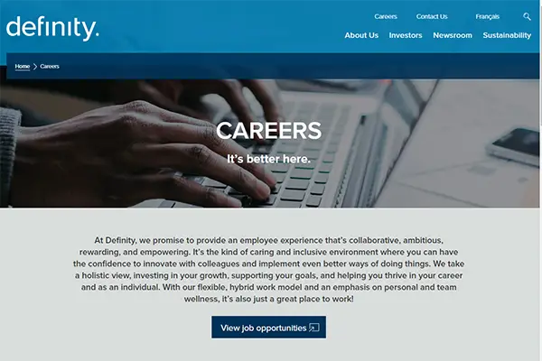 definity-financial-careers-website